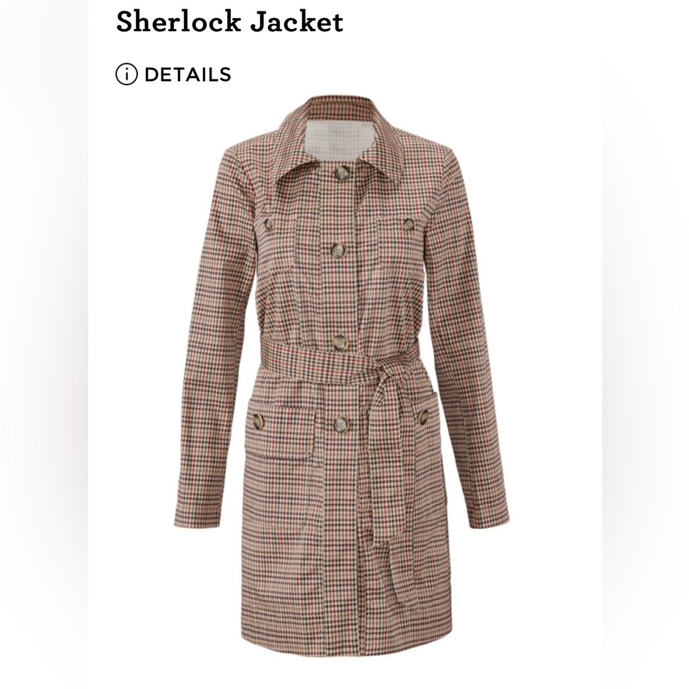 Cabi Sherlock Trench Coat, Size L